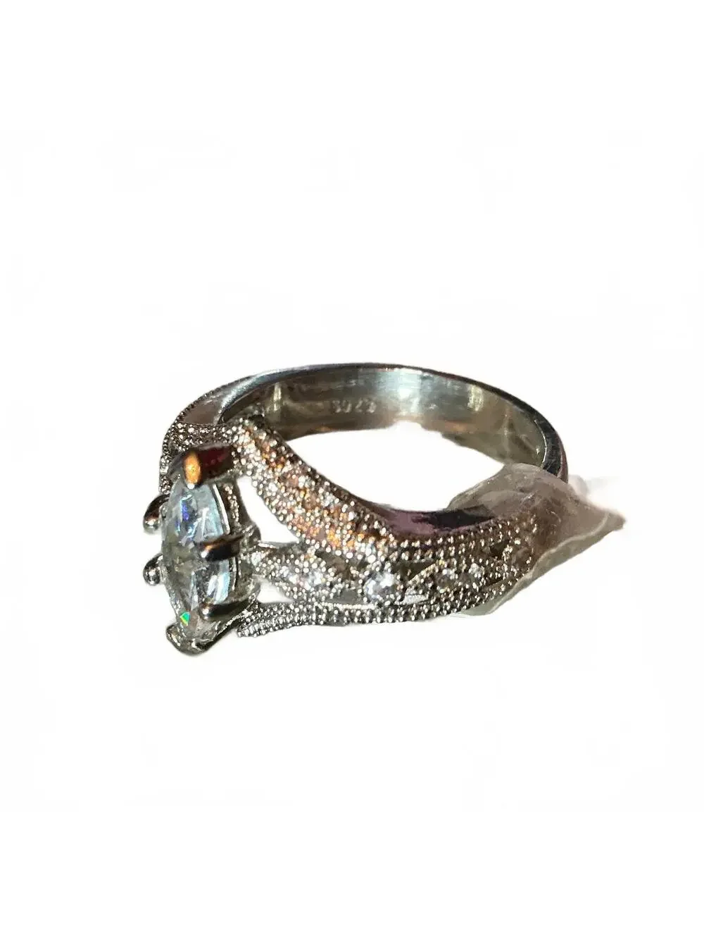 8 Marquis Marked Ring sterling